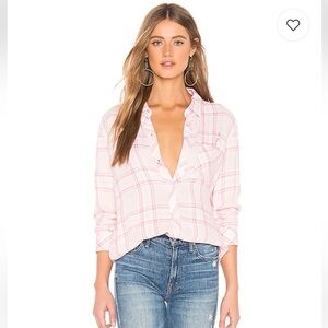 🆕 Rails Hunter Breast Cancer Awareness Button Down in Love